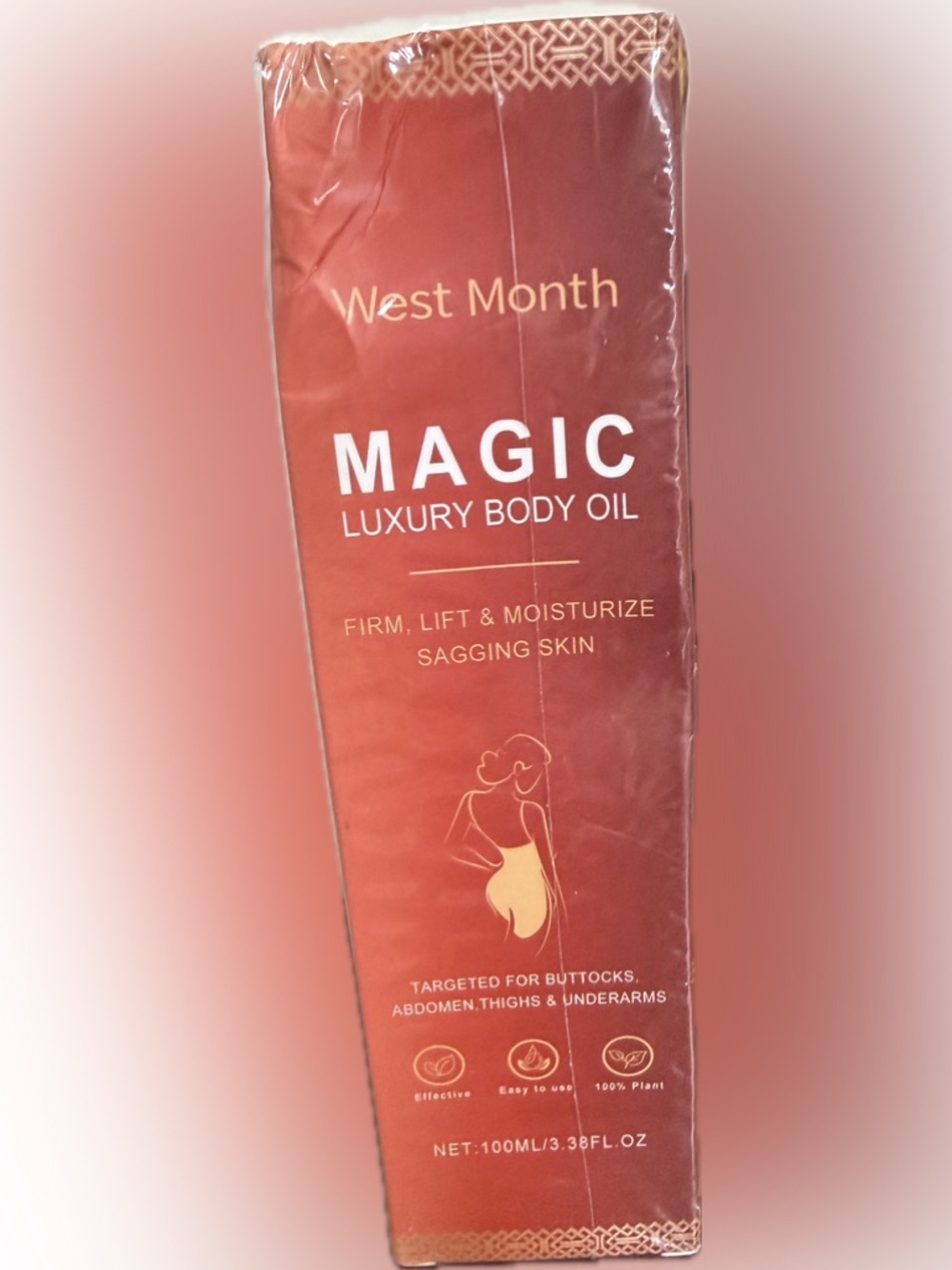 West Month Magic Luxury Body Oil All Natural Rosemary Scent 100ml/3.38fl.oz